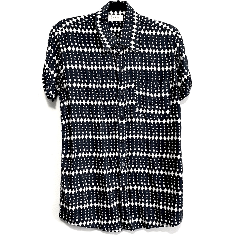 Suka Island Of The Gods Buttoned Front Short Sleeves Shirt